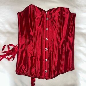Red Satin Corset